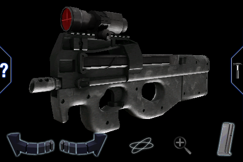 FN P90 3D lite - GunClub Edition screenshot 3