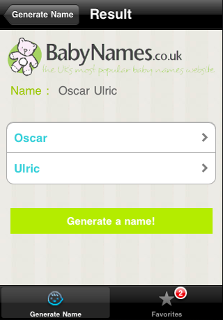 Baby Name Generator screenshot 2