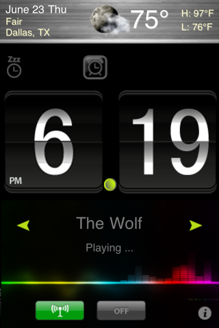 Alarm Clock + Radio screenshot 2