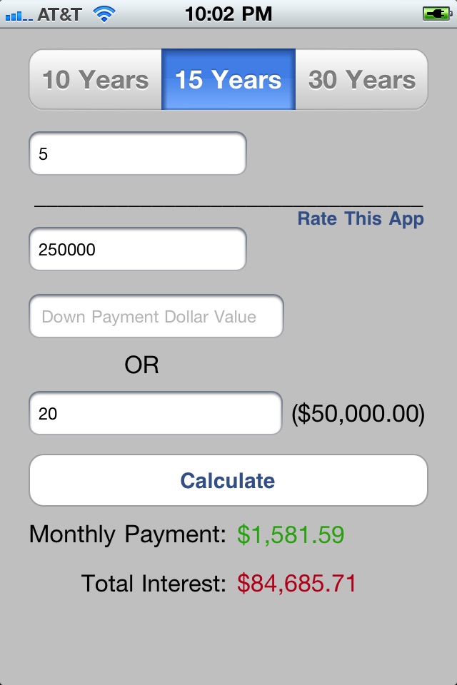 Monthly Mortgage Payment Calculator screenshot 4