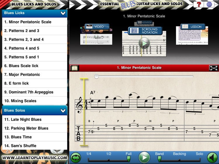 Essential Blues Guitar Licks and Solos HD