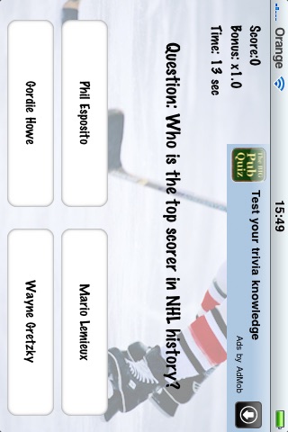 Hockey Trivia Lite screenshot-4