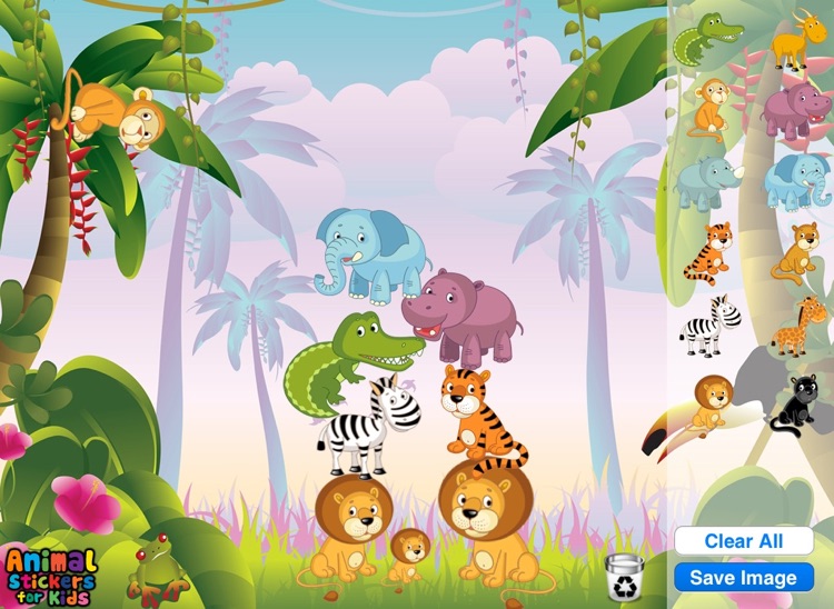 Animal Stickers for Kids