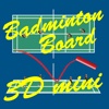 Badminton Board 3D mini