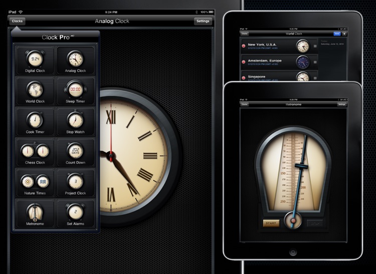 Clock Pro HD screenshot-3