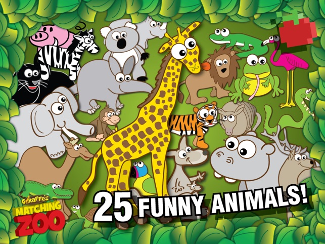 Giraffe's Matching Zoo for iPad(圖3)-速報App