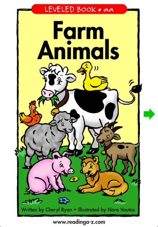 Farm Animals - LAZ Reader [Level aa–kindergarten]