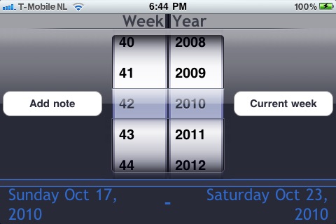 Week App - For finding week numbers from 1900 till 2050, all in one app! screenshot-3