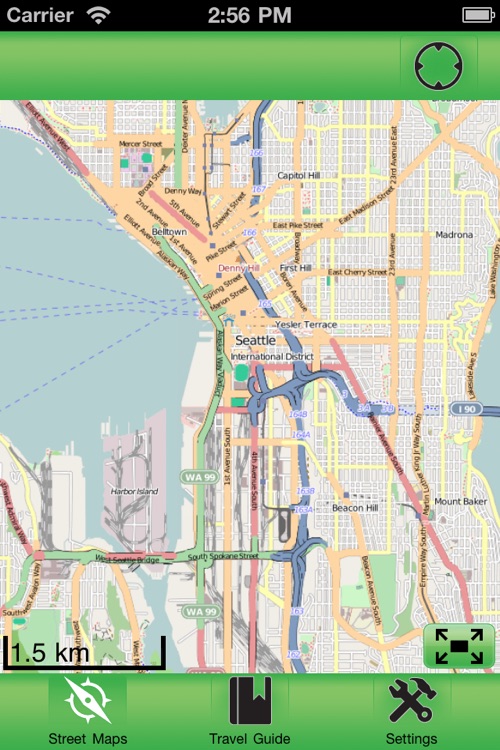 Seattle Offline Street Map