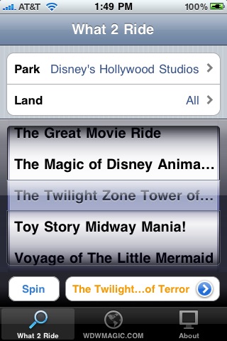 WDW What-2-Ride Walt Disney World Edition