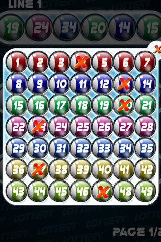 Lottery Numbers screenshot 3