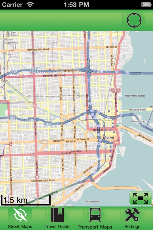 Miami Offline Street Map