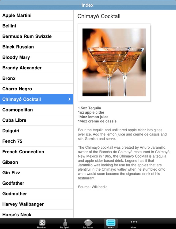 Wiki Cocktail Machine HD: Free Drink Recipe Picker