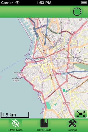 Marseille Offline Street Map