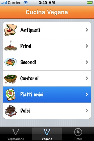 iVegetariano Lite screenshot 2