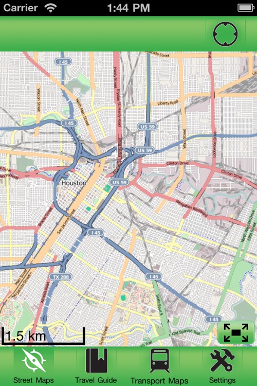 Houston Offline Street Map