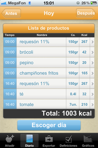 Calorie Counter and Food Diary Free screenshot 3