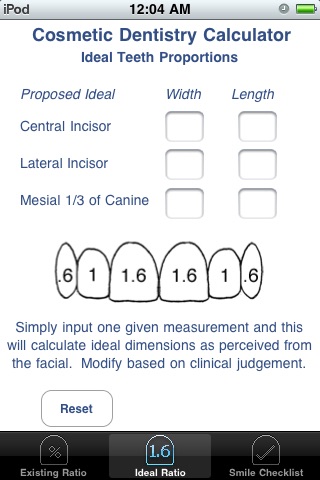 Cosmetic Dentistry Calculator