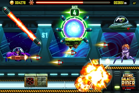 Atomic Galactic Rider - Van Pershing in Space screenshot 4