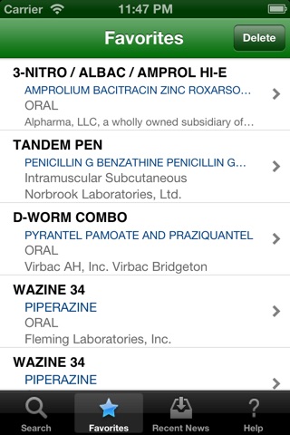 Animal  & Veterinary Drugs screenshot 2