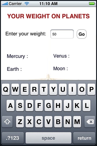 Your Weight On Planets screenshot 3