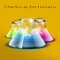 "Chemical Formula" app comes with with chemical compounds with chemical formulas and CAS numbers