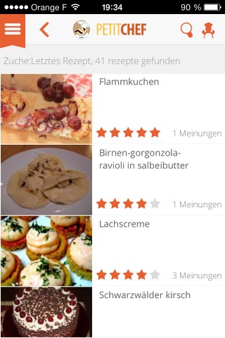 Ptitchef : recettes de cuisine screenshot 2