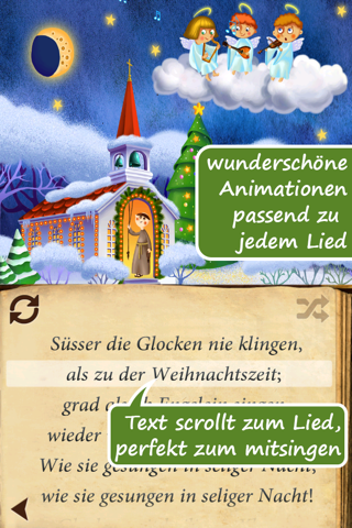Uber Christmas Carols (German) | sing along ~ Free screenshot 2