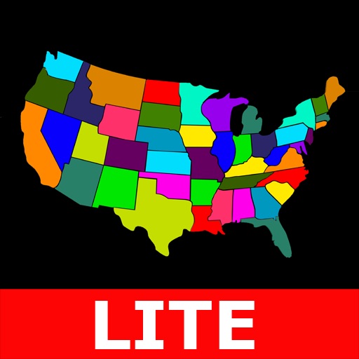 US States Shapes & more lite iOS App