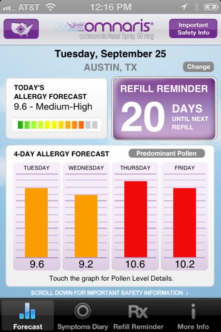 AllergyManager screenshot 2