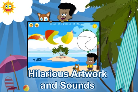 Zack's Preschool Games - Beach Fun Lite screenshot 3