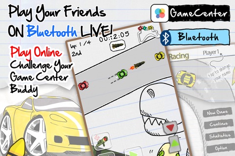 A Doodle Racing Top Best Draw, Paint, Scribble, Sketch, Take A Photo And Race Your Car Free: Very Addictive! PRO HD screenshot 2