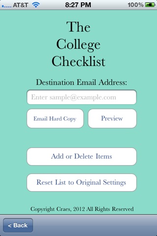 The College Checklist screenshot 3
