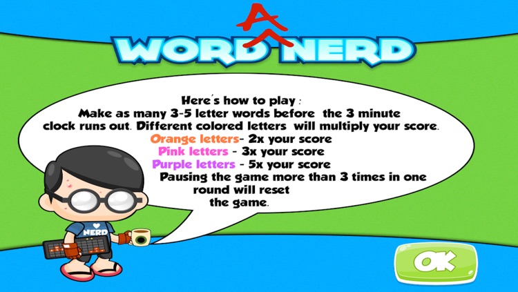 A Word Nerd - A Word  Game For Word Geeks
