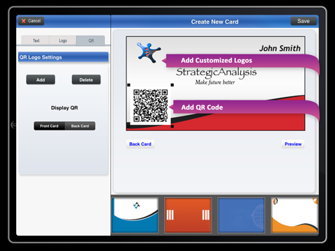 BCM  Business Card Maker screenshot 2