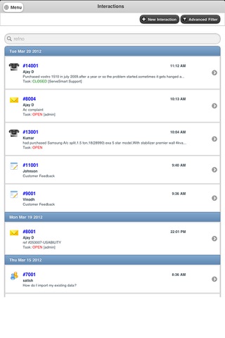 ServeSmart Customer Interaction Software screenshot 3