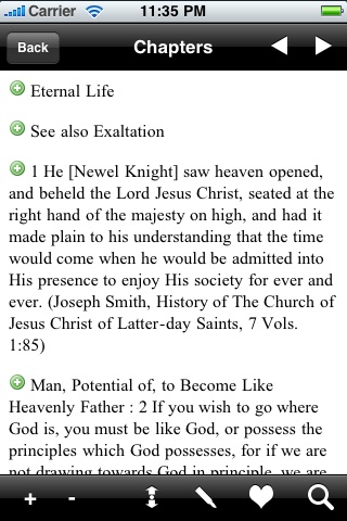 LDS Encyclopedia of Joseph Smith's Teachings (A-Z) screenshot 2