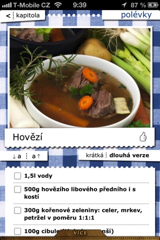 Česká kuchařka screenshot 4