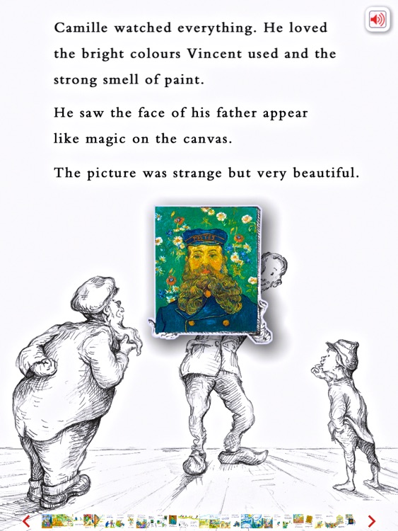 Van Gogh and the Sunflowers: encourage creativity and teach your child art history in this interactive book with text and paintings by Laurence Anholt (by Auryn Apps)