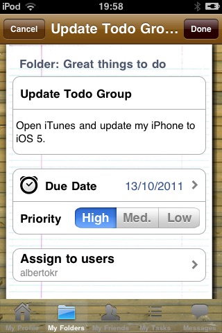 Todo Group - A collaborative task manager screenshot 3