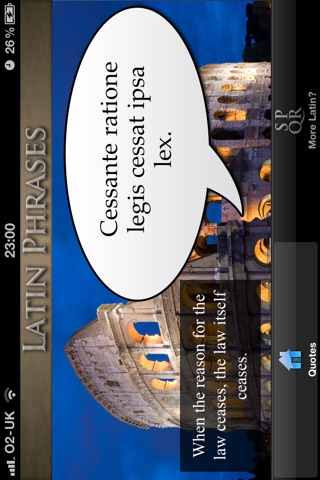 Latin Phrases + screenshot 2