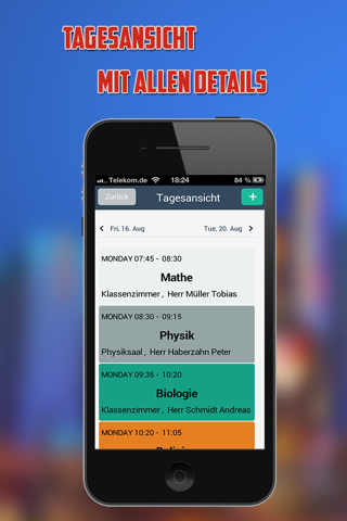 Schulheld - the timetable screenshot 3