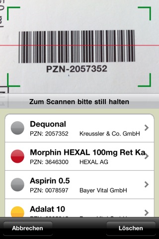 Arznei mobil - mit Med scan screenshot 2