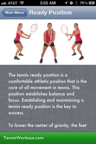 TennisWorkout.com The Basics screenshot 3