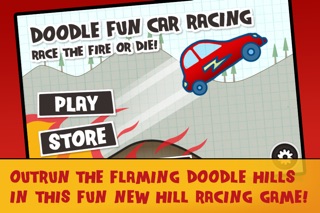 DOODLE FUN CAR RACING FREE GAME - RACE THE FIRE OR DIE! 1.0.5 IOS