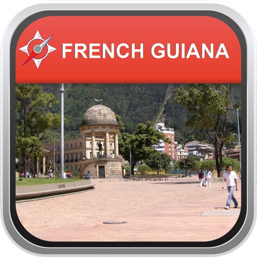 Offline Map French Guiana: City Navigator Maps icon