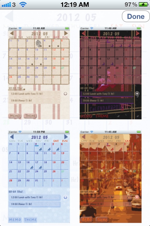 Calendar X Memo screenshot-3