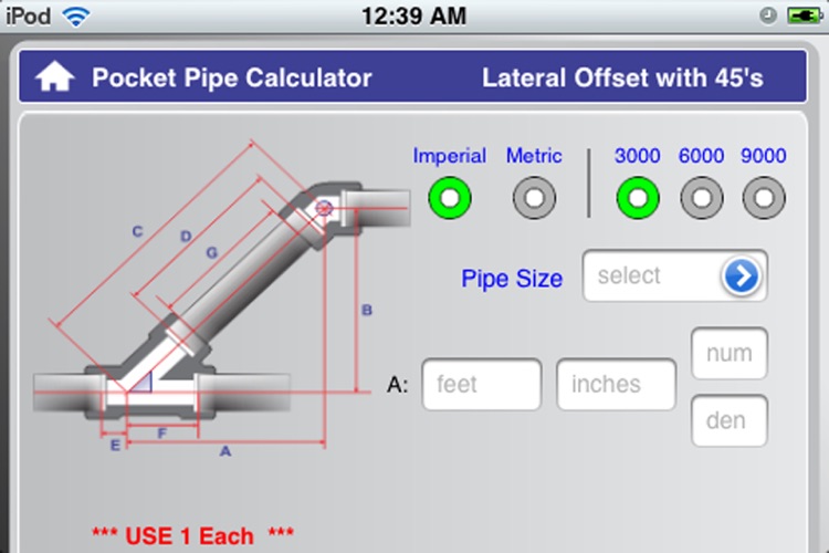 Socket Pipe Calculator