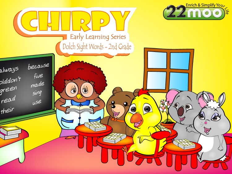 Chirpy : Dolch Sight Words 2nd Grade HD