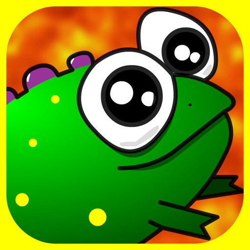 Lava Lizard! Don't Step or Tap on the White Hot Lava Tile iOS App